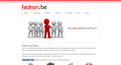 Desktop Screenshot of fedron.be